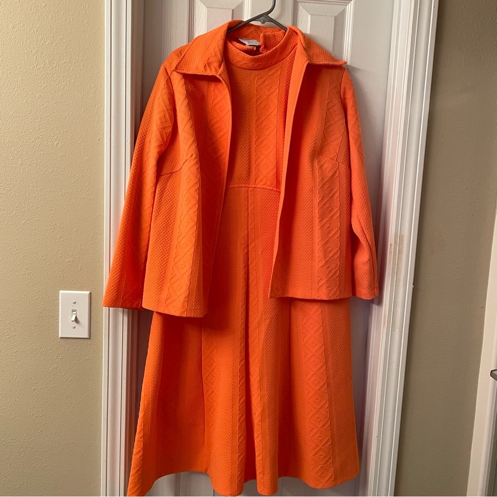 Vintage Plus Size Sheath and Jacket Set